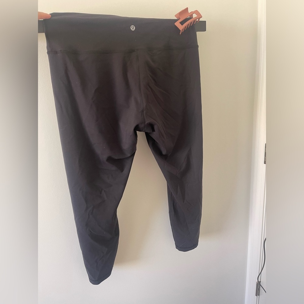 Lululemon 25” Black Wunder Train